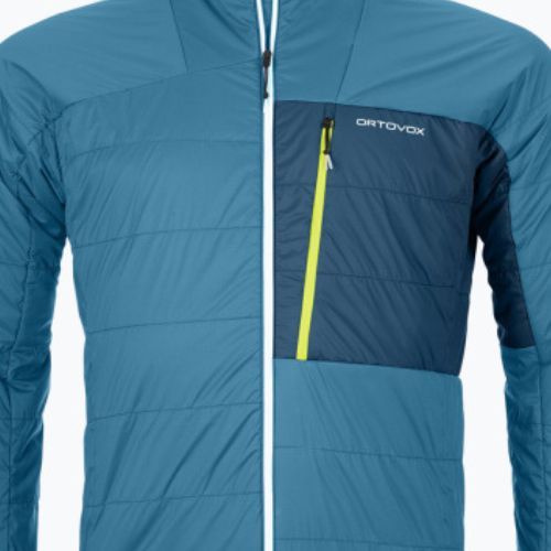 Куртка гібридна чоловіча ORTOVOX Swisswool Piz Duan блакитна 6132700039