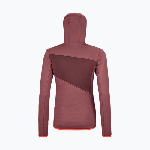 Кофта трекінгова жіноча ORTOVOX Fleece Grid Hoody червона 87201