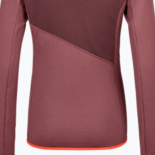 Кофта трекінгова жіноча ORTOVOX Fleece Grid Hoody червона 87201