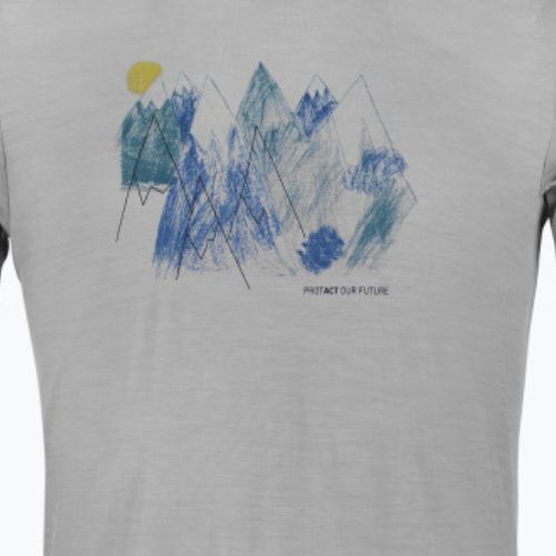 Футболка трекінгова чоловіча Ortovox 140 Cool Mtn Playground сіра 88302