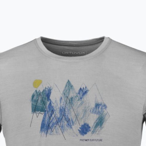Футболка трекінгова чоловіча Ortovox 140 Cool Mtn Playground сіра 88302