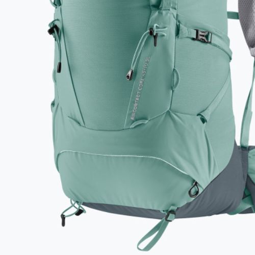 Рюкзак трекінговий жіночий Deuter Aircontact Core 45 + 10 l SL jade/graphite