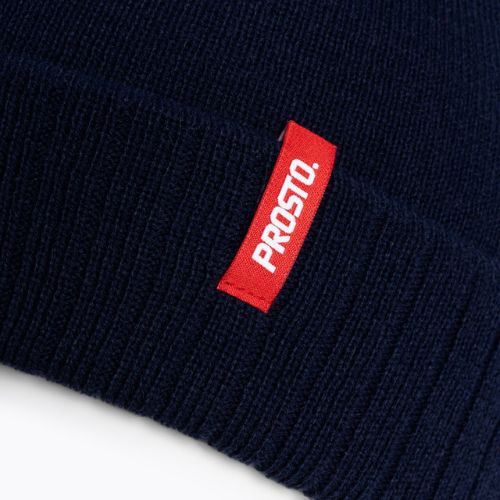 Шапка зимова чоловіча PROSTO Cirru синя KL222MACC2074U