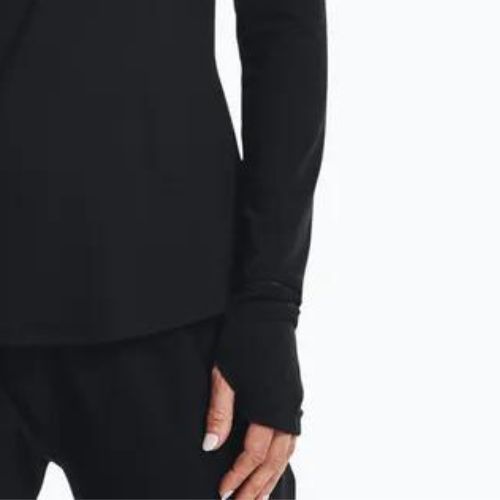 Кофта для бігу жіноча Under Armour Qualifier Run 2.0 Half Zip чорна 1365632