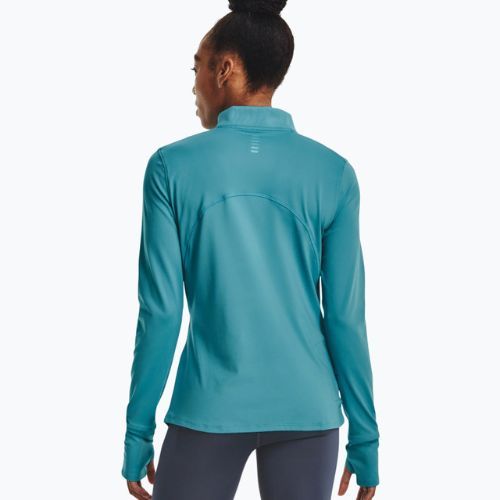 Кофта для бігу жіноча Under Armour Qualifier Run 2.0 Half Zip блакитна 1365632