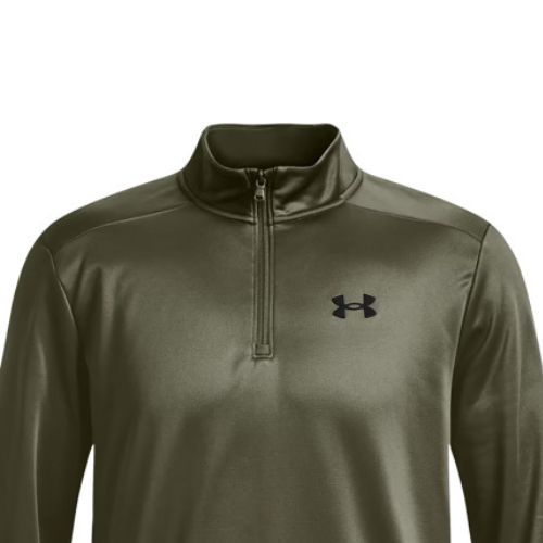 Кофта тренувальна чоловіча Under Armour Armour Fleece 1/4 Zip зелена 1373358