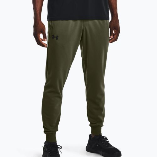 Штани тренувальні чоловічі Under Armour Armour Fleece Joggers зелені 1373362