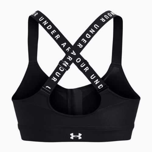 Бюстгальтер спортивний Under Armour Infinity High Bra Zip чорний 1373860