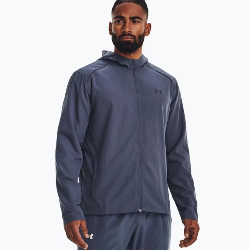 Куртка для бігу чоловіча Under Armour Storm Run Hooded блакитна 1376795