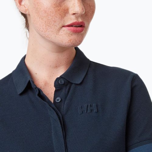 Футболка поло для вітрильного спорту жіноча Helly Hansen Thalia Pique Polo синя 30349_597