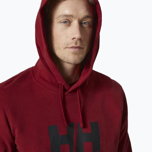 Кофта з капюшоном чоловіча Helly Hansen HH Logo Hoodie бордова 33977_215