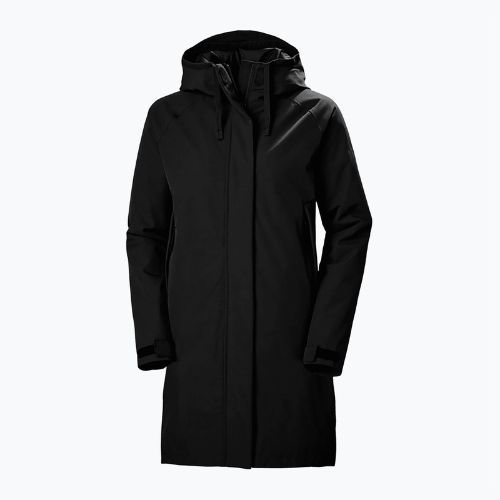 Пальто зимове жіноче Helly Hansen Mono Material Insulated Rain Coat чорне 53652_990