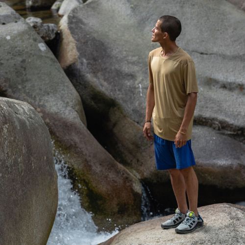 Аквашузи чоловічі Salomon Techamphibian 5 світло-сірі L47113800