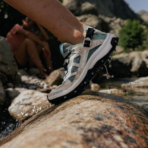 Аквашузи жіночі Salomon Techamphibian 5 сірі L47117100