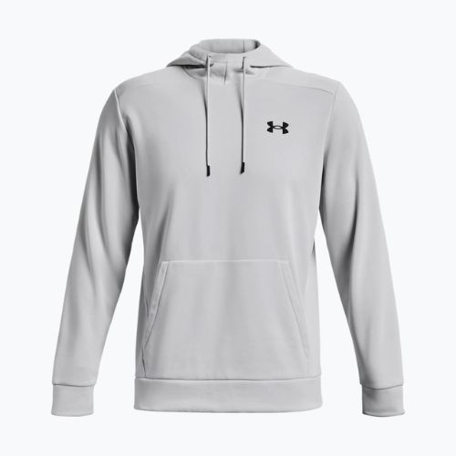 Кофта тренувальна чоловіча Under Armour Armour Fleece Hoodie сіра 1373353-014