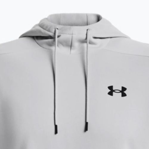 Кофта тренувальна чоловіча Under Armour Armour Fleece Hoodie сіра 1373353-014