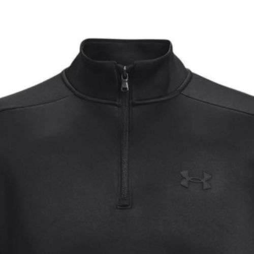 Кофта тренувальна чоловіча Under Armour Armour Fleece 1/4 Zip чорна 1373358-001