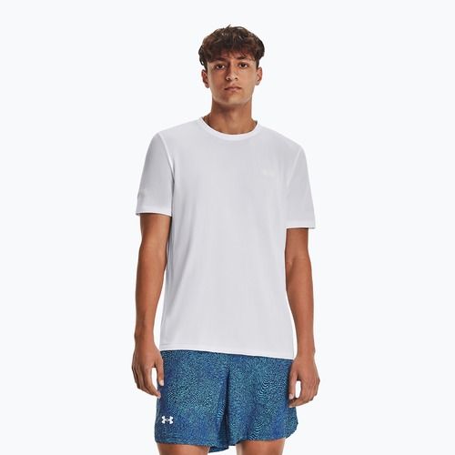 Футболка для бігу чоловіча Under Armour Seamless Stride біла 1375692