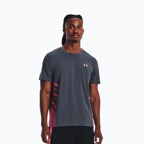 Футболка для бігу чоловіча Under Armour Iso-Chill Laser Heat сіра 1376518