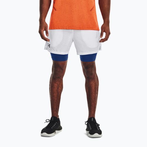 Шорти для тренувань чоловічі Under Armour Vanish Wvn 2In1 Vent Sts біле 1376783