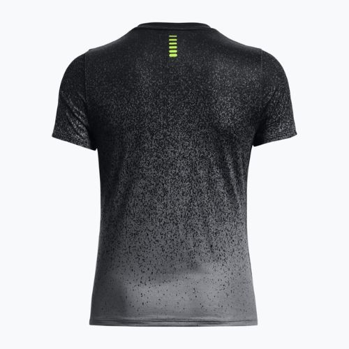 Футболка для бігу жіноча Under Armour Rush Cicada чорно-сіра 1378405