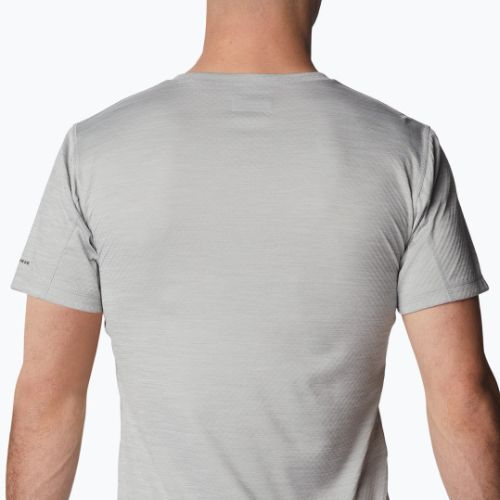 Футболка трекінгова чоловіча Columbia Zero Rules Grph columbia grey hthr/fractal peaks grx