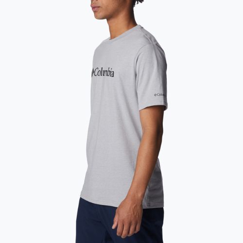 Футболка трекінгова чоловіча Columbia CSC Basic Logo columbia grey heather