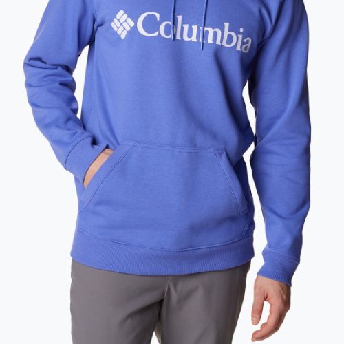 Кофта трекінгова чоловіча Columbia CSC Basic Logo II Hoodie purple lotus/csc branded logo