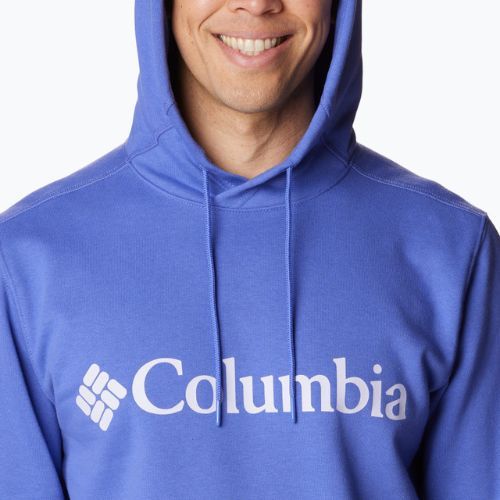 Кофта трекінгова чоловіча Columbia CSC Basic Logo II Hoodie purple lotus/csc branded logo