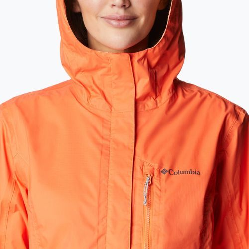 Куртка дощовик жіноча Columbia Pouring Adventure II sunset orange