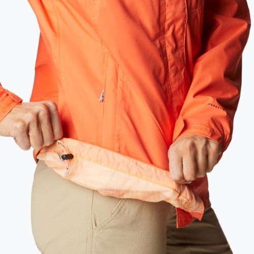 Куртка дощовик жіноча Columbia Pouring Adventure II sunset orange