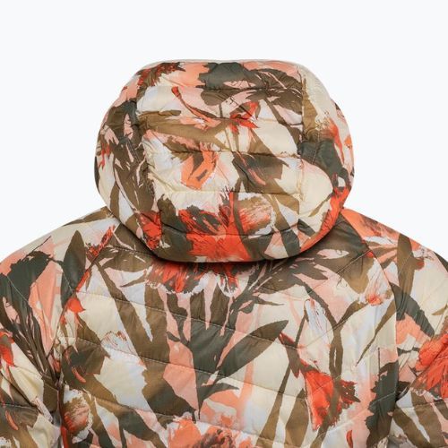 Куртка гібридна жіноча Columbia Powder Pass Hooded chalk floriculture print