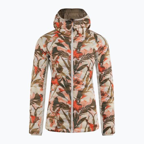 Куртка гібридна жіноча Columbia Powder Pass Hooded chalk floriculture print