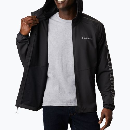 Куртка софтшел чоловіча Columbia Panther Creek black