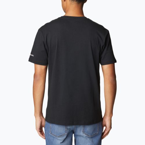 Футболка трекінгова чоловіча Columbia Rapid Ridge Graphic black/boundless graphic