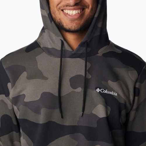 Кофта трекінгова чоловіча Columbia Logo Printed black mod camo