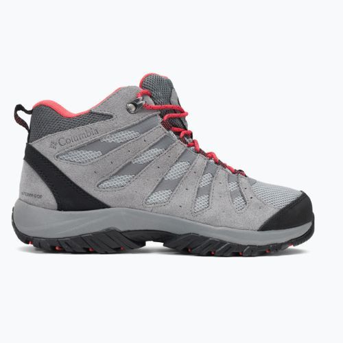 Взуття трекінгове жіноче Columbia Redmond III Mid Wp steam/red coral