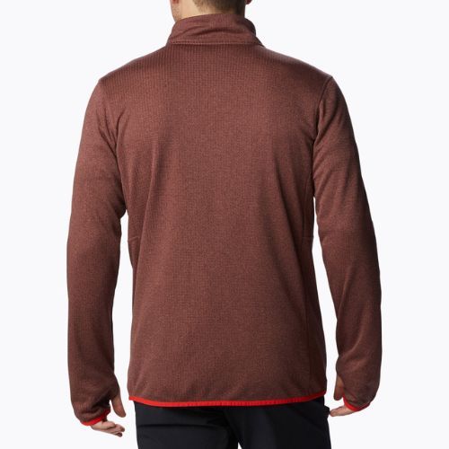 Кофта трекінгова чоловіча Columbia Park View Fleece FZ light raisin heather