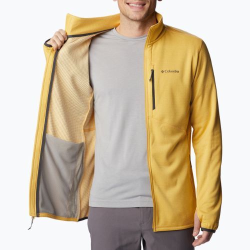 Кофта трекінгова чоловіча Columbia Park View Fleece FZ golden nugget heather