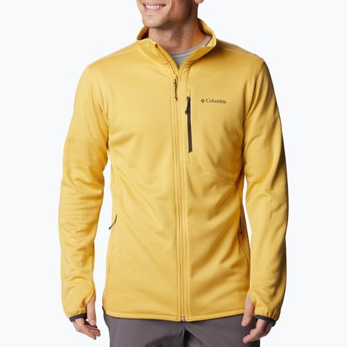 Кофта трекінгова чоловіча Columbia Park View Fleece FZ golden nugget heather