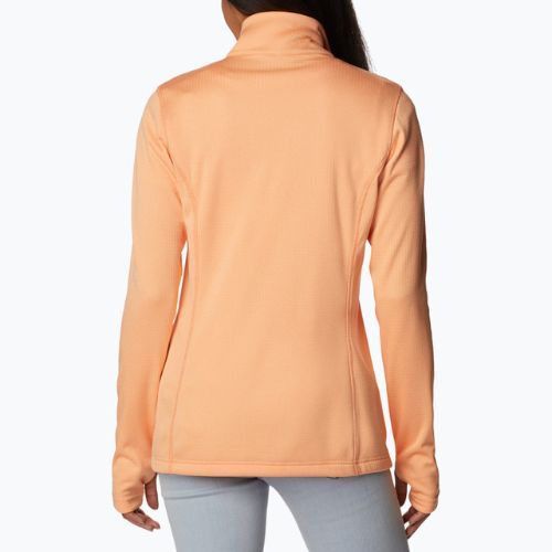 Кофта трекінгова жіноча Columbia Park View Grid Fleece peach heather