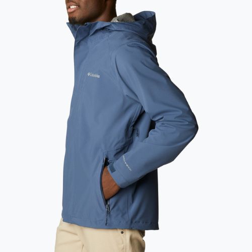 Куртка дощовик чоловіча Columbia Earth Explorer dark mountain
