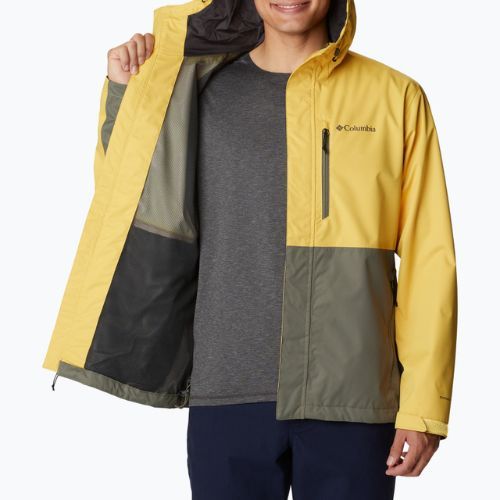 Куртка дощовик чоловіча Columbia Hikebound golden nugget/stone green