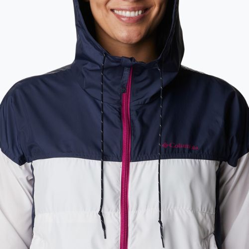 Вітровка жіноча Columbia Flash Challenger Novelty white/nocturnal