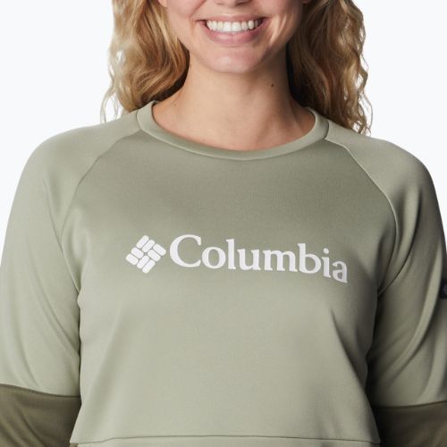 Кофта трекінгова жіноча Columbia Windgates Crew safari/stone green