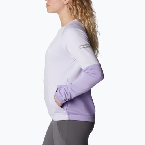 Кофта трекінгова жіноча Columbia Windgates Crew purple tint/frosted purple