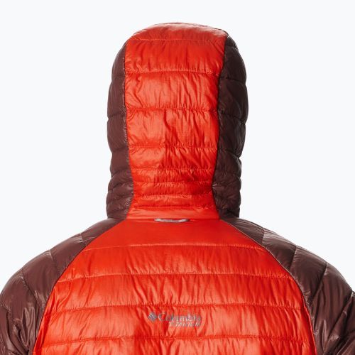 Пуховик чоловічий Columbia Platinum Peak Hooded spicy/light raisin