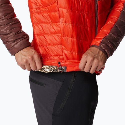 Пуховик чоловічий Columbia Platinum Peak Hooded spicy/light raisin