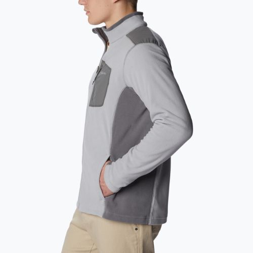 Кофта трекінгова чоловіча Columbia Klamath Range Full Zip columbia grey/city grey