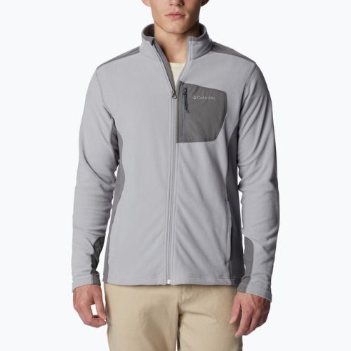 Кофта трекінгова чоловіча Columbia Klamath Range Full Zip columbia grey/city grey